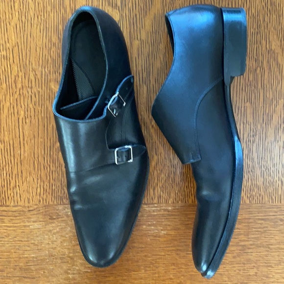 Ralph Lauren, men’s Purple Label, double monk strap shoe-made in Italy, size 12 - Picture 3 of 7